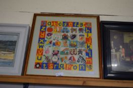 FRAMED TAPESTRY NURSERY PICTURE