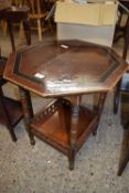 LATE 19TH CENTURY OCTAGONAL OCCASIONAL TABLE, 55CM WIDE