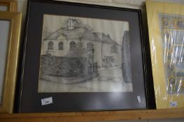 PENCIL STUDY, ROSE COTTAGE, OLD COSTESSEY, DATED APRIL 1996, F/G