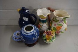 DENBY WARE COFFEE POT, SMALL CHINESE PORCELAIN GINGER JAR ETC