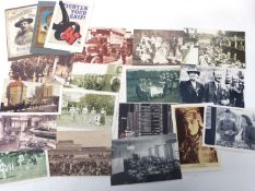Two boxes of miscellaneous postcards, UK topographical, Brighton, Eastbourne etc, some foreign and