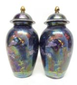 Pair of Maling vases