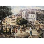 Brunet Lutece, Contemporary, Print of Monaco, framed and glazed