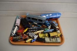TRAY VARIOUS TOY VEHICLES TO INCLUDE CORGI, DINKY AND OTHERS