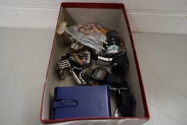 BOX OF VARIOUS WRIST WATCHES
