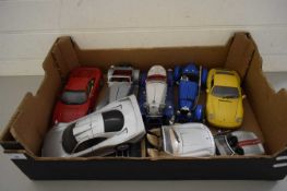 COLLECTION OF LARGE BURAGO, MAISTO AND OTHER TOY CARS