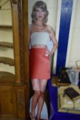 CARDBOARD CUT-OUT OF MUSICIAN 'TAYLOR SWIFT'