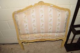 CONTINENTAL SINGLE HEADBOARD WITH STRIPED UPHOLSTERY