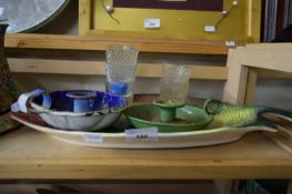 FISH SERVING PLATES AND OTHER ITEMS