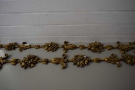 PAIR OF COMPOSITION FLORAL WALL DECORATIONS