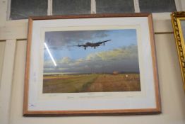 GERALD COULSON, 'SUMMER HARVEST', COLOURED PRINT, SIGNED IN PENCIL, F/G