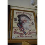 TWO REPRODUCTION TOM SMITHS CHRISTMAS CRACKERS ADVERTISING PRINTS