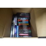 ONE BOX OF MIXED BOOKS, ELLY GRIFFITHS AND JANET IVANOVICH