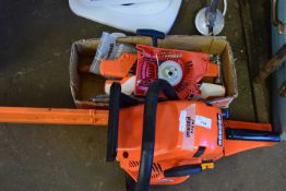 PARKER CHAINSAW AND BOX VARIOUS PARTS