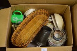 ONE BOX VARIOUS HOUSE CLEARANCE CHINA