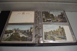 SMALL ALBUM VARIOUS EARLY 20TH CENTURY POSTCARDS