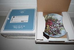 BOXED CLASSIC ROSE COLLECTORS PLATES