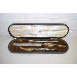 CASED MAPPIN & WEBB CARVING SET