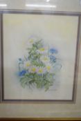 Christine Colman (20th century), Flower study, watercolour, signed lower right, 30 x 25cm
