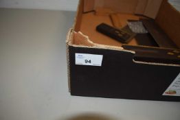 BOX OF WOODWORKING SET SQUARES