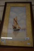 TAYLOR, PAIR OF STUDIES, FISHING BOATS, WATERCOLOURS, F/G
