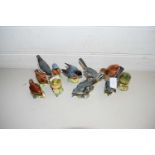 ELEVEN SMALL BESWICK MODEL BIRDS