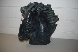 MODERN HORSES HEAD SCULPTURE BY AUSTIN SCULPTURES