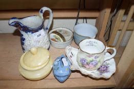 MIXED LOT VARIOUS CERAMICS AND OTHER ITEMS