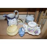 MIXED LOT VARIOUS CERAMICS AND OTHER ITEMS