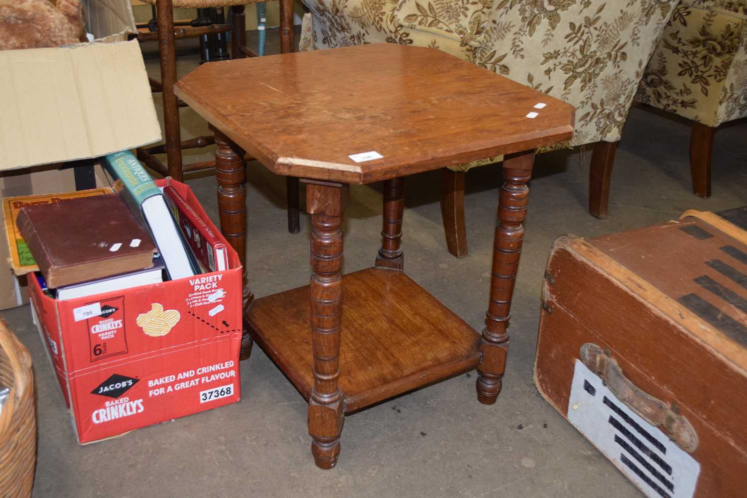 LATE VICTORIAN OCTAGONAL TOPPED OCCASIONAL TABLE