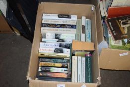 ONE BOX OF PAPERBACK BOOKS