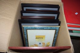 ONE BOX OF PICTURE FRAMES