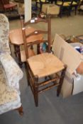 LADDERBACK HIGH CHAIR WITH SISAL SEAT