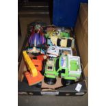 BOX OF REMOTE CONTROL TOY VEHICLES AND OTHERS