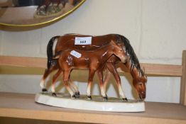 CONTINENTAL MODEL OF A HORSE AND FOAL