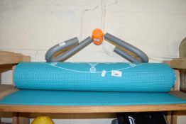 EXERCISE MAT AND A PHOENIX THIGH EXERCISER
