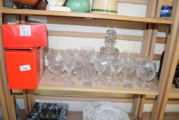 COLLECTION OF VARIOUS MODERN CRYSTAL GLASS WARES TO INCLUDE ROYAL BRIERLEY