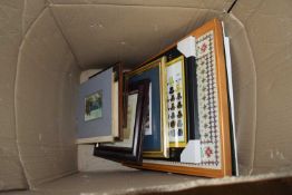 ONE BOX OF MIXED PICTURES