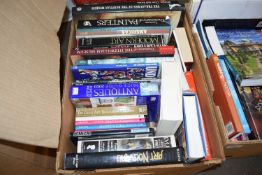 ONE BOX OF MIXED BOOKS, ART, ANTIQUES AND HISTORICAL INTEREST
