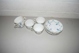 SMALL FLORAL DECORATED TEA SET
