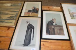 VANITY FAIR SPY PRINTS, 'A SPORTING LAWYER', 'LONDON SESSIONS' AND 'BOSEY', F/G