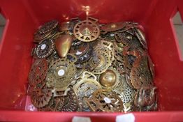 BOX OF VARIOUS HORSE BRASSES