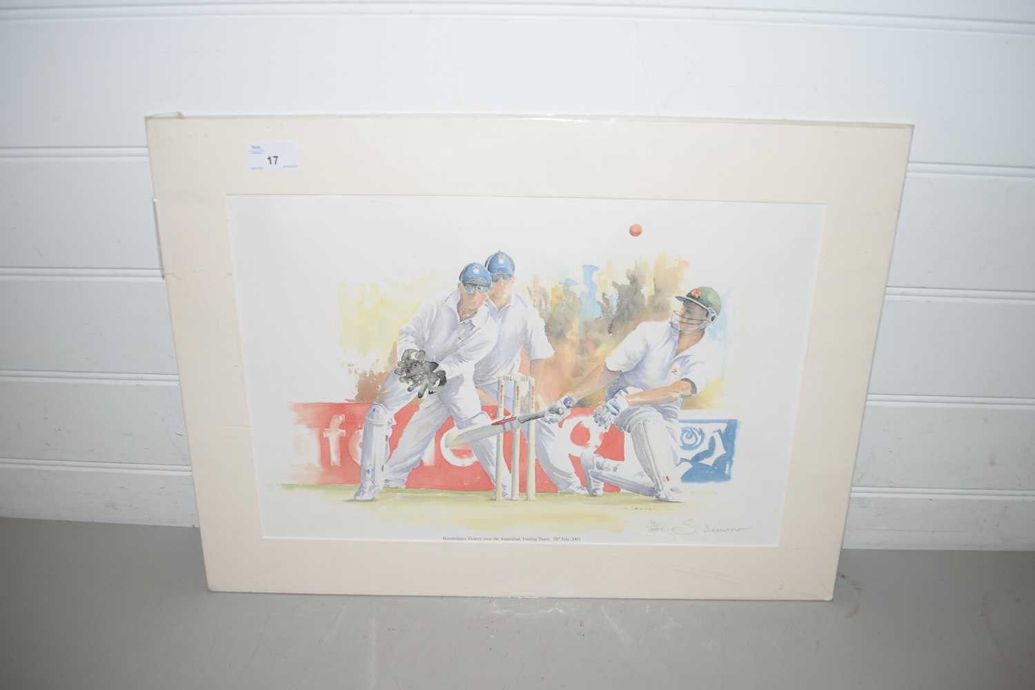 STEVE ARMON, 'HAMPSHIRE'S VICTORY OVER THE AUSTRALIAN TOURING TEAM', CRICKET MATCH DATED 28TH JULY