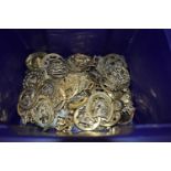 BOX OF HORSE BRASSES