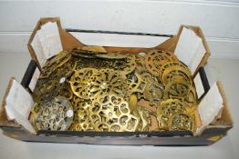 BOX OF HORSE BRASSES