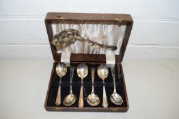 CASE OF SILVER PLATED CUTLERY