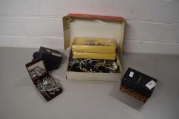 BOX VARIOUS COSTUME JEWELLERY TO INCLUDE A JOHN RICHARD BRACELET AND OTHERS