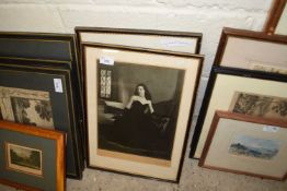 PAIR OF EARLY 20TH CENTURY FRAMED BLACK AND WHITE PORTRAIT PHOTOGRAPHS