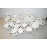 ROYAL ALBERT BRIGADOON TEA AND TABLE WARES