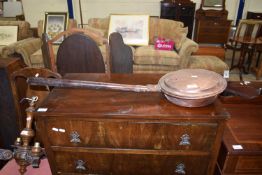 VICTORIAN COPPER BED WARMING PAN